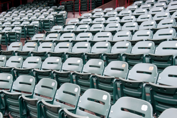 empty stadium seats